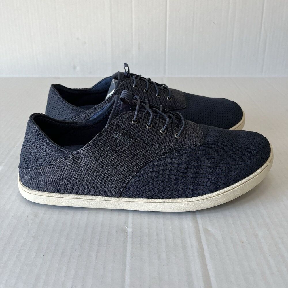 OluKai Nohea Moku Boat Shoes Mens Sz 11 Slip On Breathable Mesh Barefoot Comfort - Picture 3 of 16